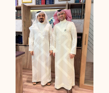 Legal Arbitrator Jaffer Al-Jamri, President of Bin Yousif Legal Group, was honored to meet with Mr. Hussain Al-Owainati from Janabia Square (Gulf American Hospital)