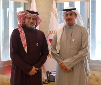 In a meeting with His Excellency Mr. Nawaf bin Mohammed Al-Maawda, Minister of Justice, Islamic Affairs and Endowments
